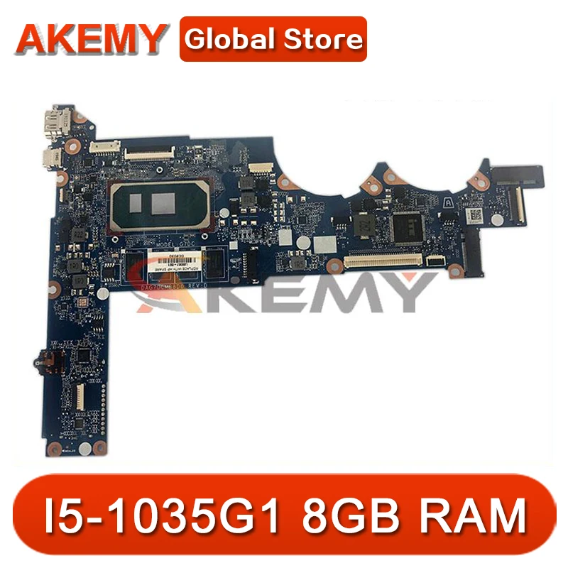 Para HP Pavilion 13-AN tpn-q214 placa base para ordenador portátil DAG7DCMB8D0 i7-1065G7 con placa base para portátil RAM 100% probado OK