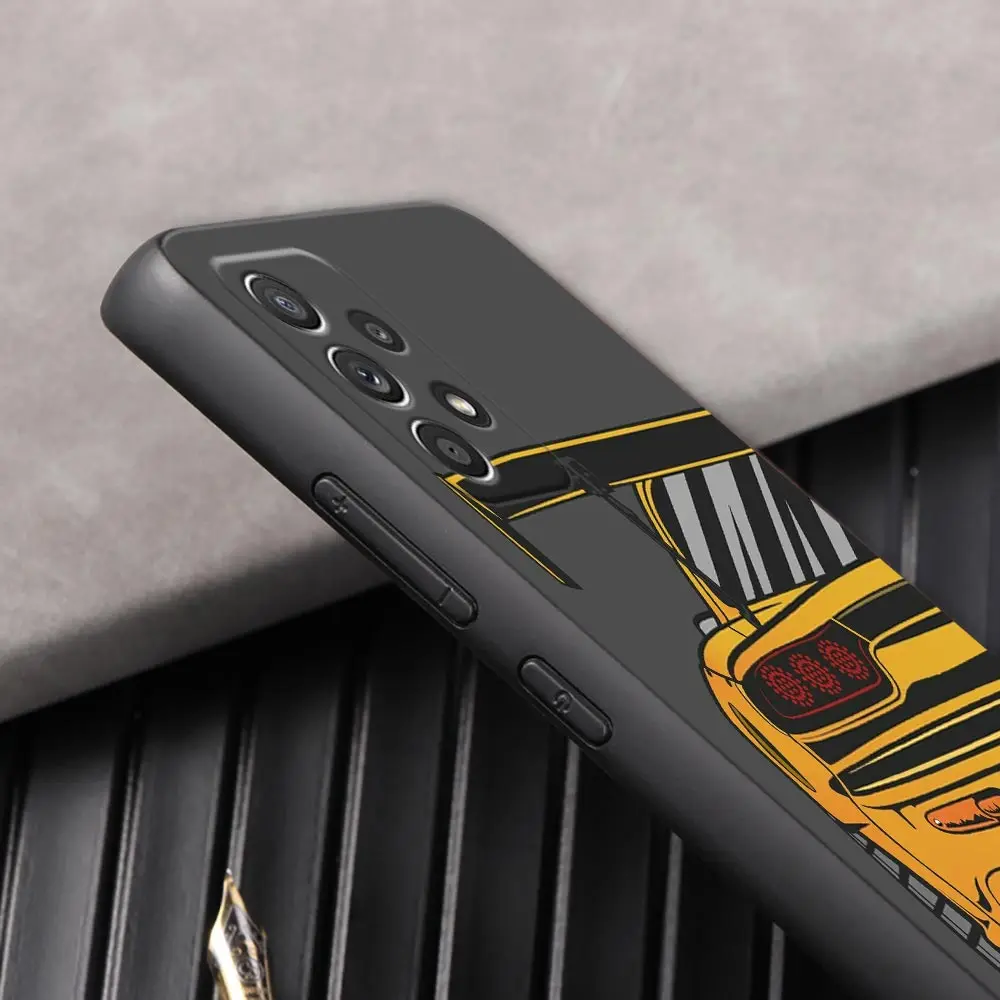 JDM funda de teléfono Galaxy A53 5G, carcasa trasera para Samsung A54, A52, A52S, A51, A71, A73, A72, A41, A42, A91, A32, A33, Tokyo Drift Sports Car - imagen 5
