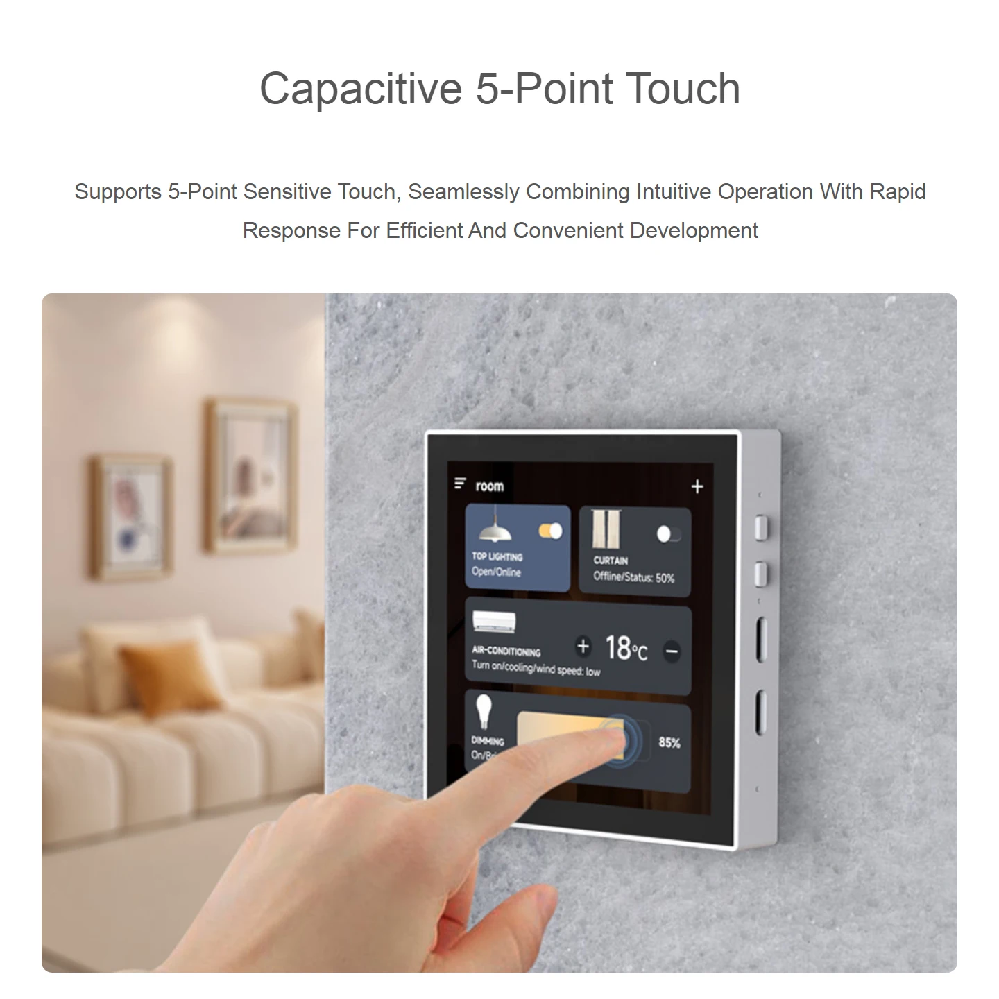 Placa de desarrollo de caja ESP32-P4 Smart 86 con procesadores de doble núcleo y un solo núcleo RISC-V de 32 bits basados en el controlador de ESP32-P4 - imagen 2