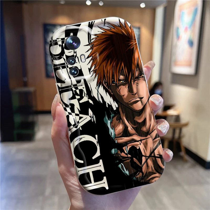 Bleach Cool Art Anime cómic para Xiaomi Mi 14 12T 11 Lite Poco M6 X6 X5 X4 X3 M3 F4 Pro GT NFC 5G onda aceite suave funda de teléfono - imagen 3