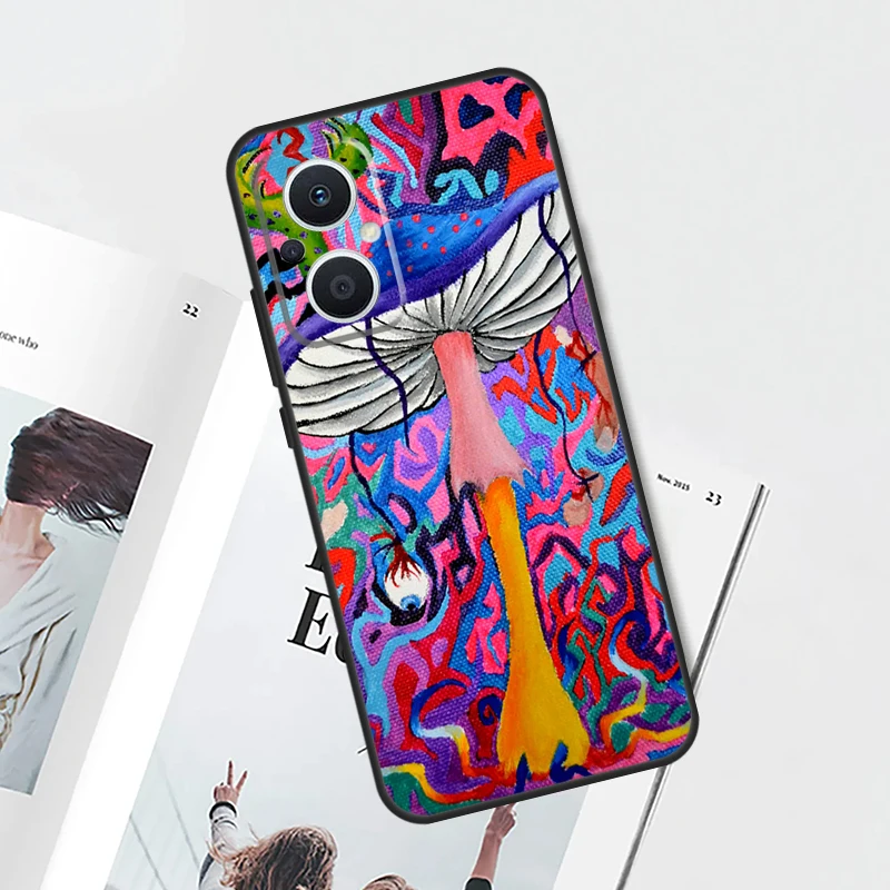 Funda psicodélica de setas para OPPO Find X8 X6 X9 Pro OPPO Reno 14F 11F 12F 13F 7 8 Lite 10 11 12 13 14 Pro - imagen 5