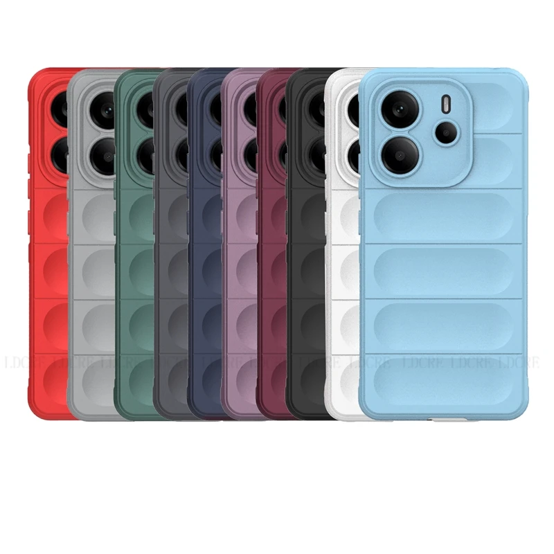 Para Redmi Note 14 4G funda Redmi Note 14 Note14 4G Capas nuevo parachoques trasero a prueba de golpes suave TPU Fundas Xiaomi Redmi Note 14 4G