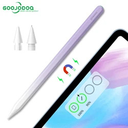 GOOJODOQ Lápiz Apple Pencil 2 para iPad Pro/Air/Mini - Rechazo de palma