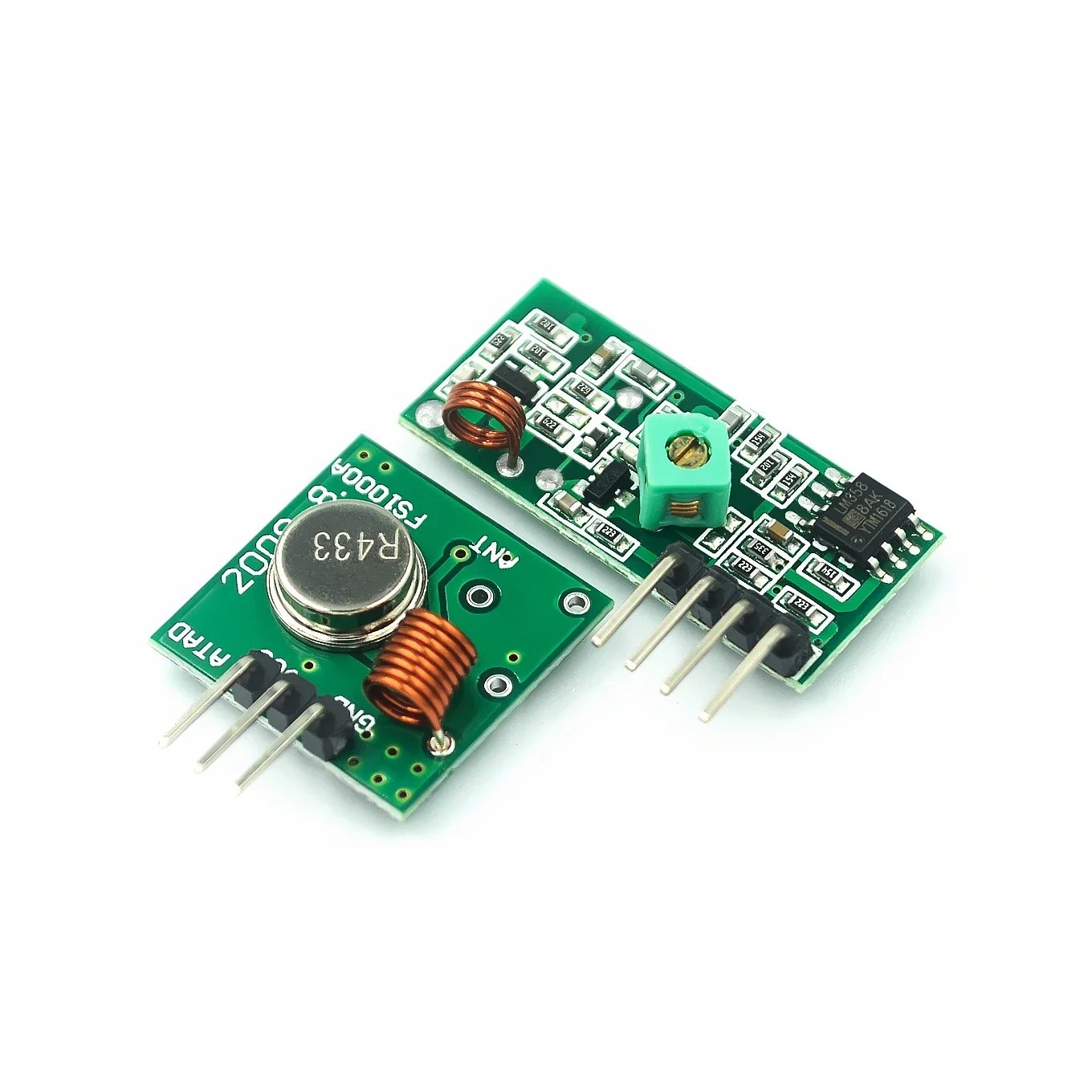 Módulo transmisor inalámbrico RF de 433Mhz, 315MHZ, Kit receptor DC 5V 315 433 Mhz, módulo inalámbrico, Kit electrónico Diy - imagen 3