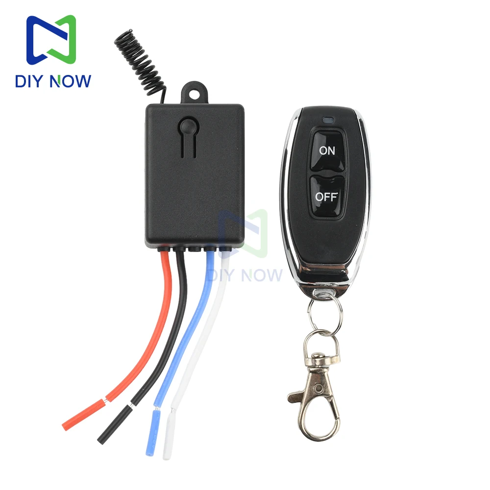 Interruptor de Control remoto de relé inalámbrico RF de 433Mhz KR2401FB receptor de interruptor inteligente 10A autobloqueo, enclavamiento, modo de retardo - imagen 2