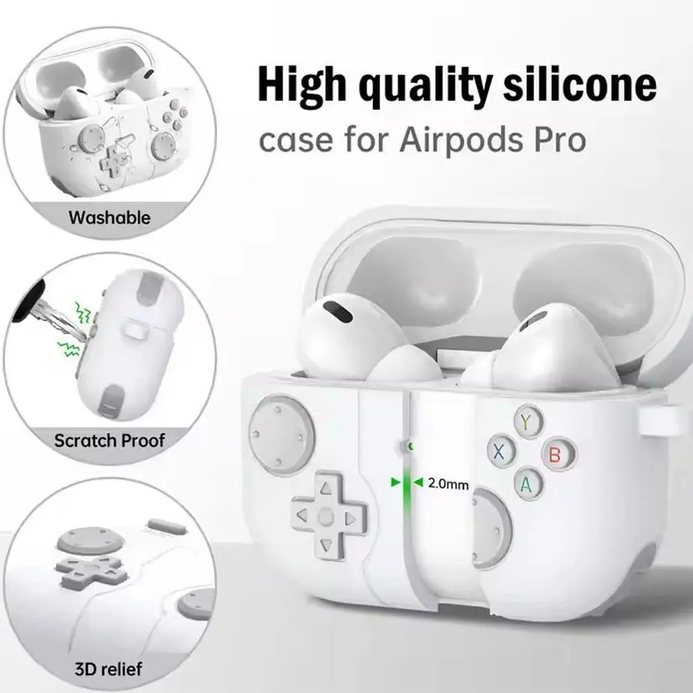 Funda de silicona para auriculares Airpods 4, funda protectora creativa para auriculares Apple, novedad