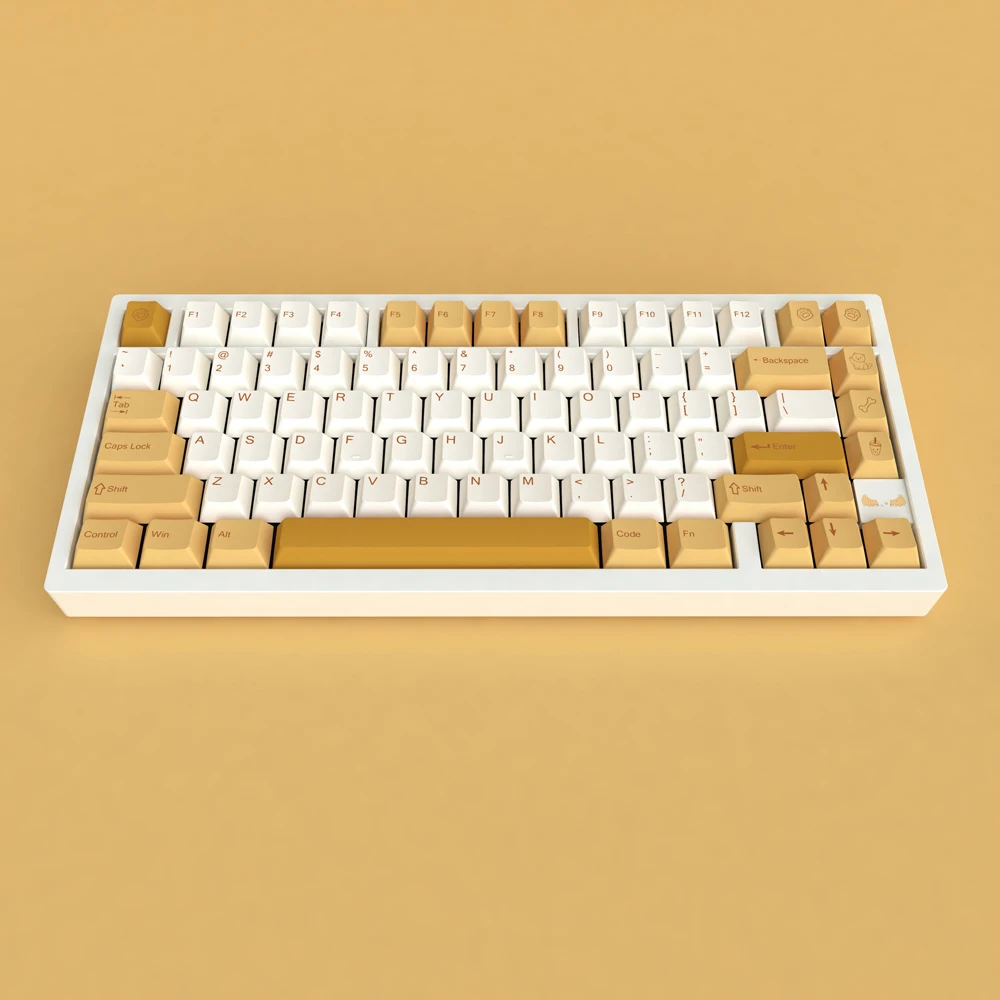 167 키 Shiba Inu Keycaps 세트 체리 프로필 키 캡 PBT 염료 승화 키 캡 체리 MX 스위치 기계식 키보드 - imagen 3