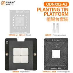 AMAOE ODNX02-A2 Kit Plantilla Soldadura BGA para Chips