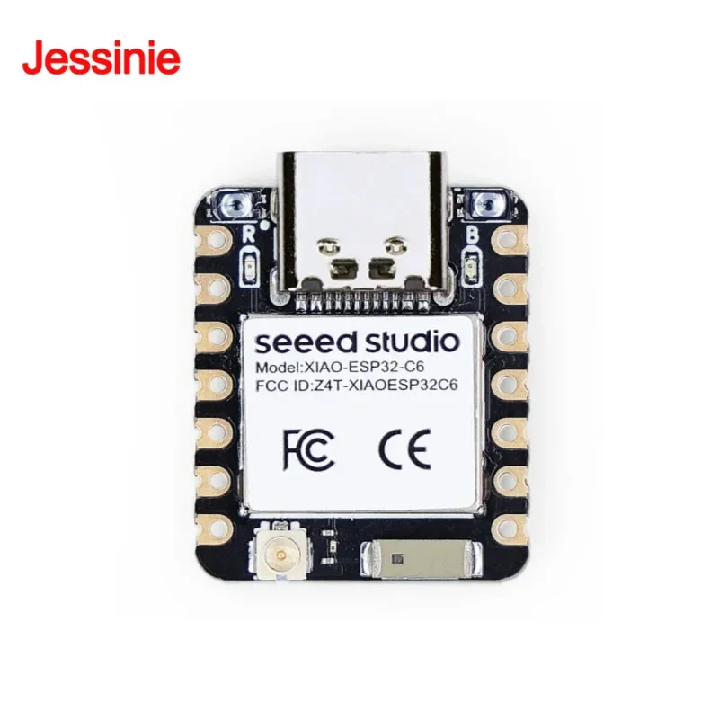 10 uds/1 unidad ESP32 Seeed Studio XIAO ESP32C6 WiFi 6 + compatible con Bluetooth Ble 5 compatible con Zigbee Matter Placa de desarrollo inalámbrico - imagen 4
