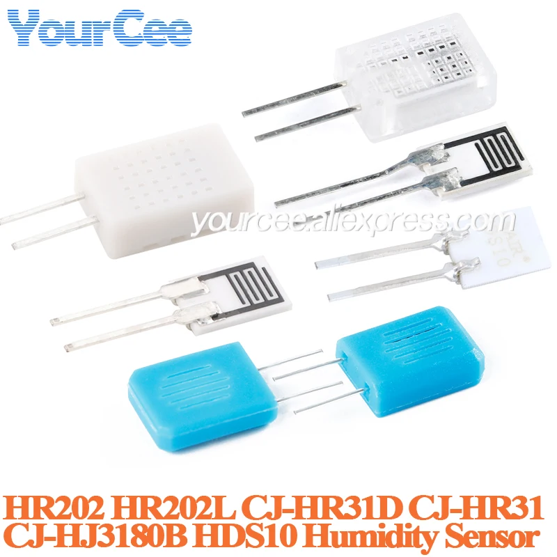 20 piezas/1 unidad HR31 HR31D HR202 HR202L HJ3180B HDS10 higrómetro Sensor de humedad elemento de resistencia sensible módulo de humedad con estuche