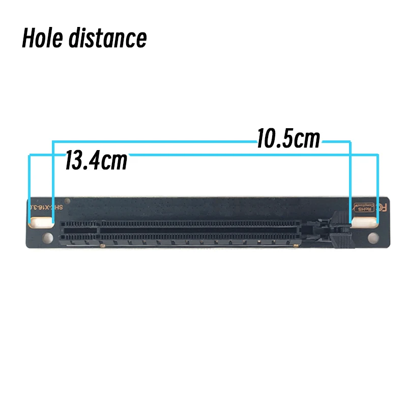 Ranura de visualización de tarjeta gráfica PCIE, ranura de fijación de pantalla, accesorios de soporte de tarjeta gráfica, ranura de fijación no funcional pci-ex16 - imagen 3
