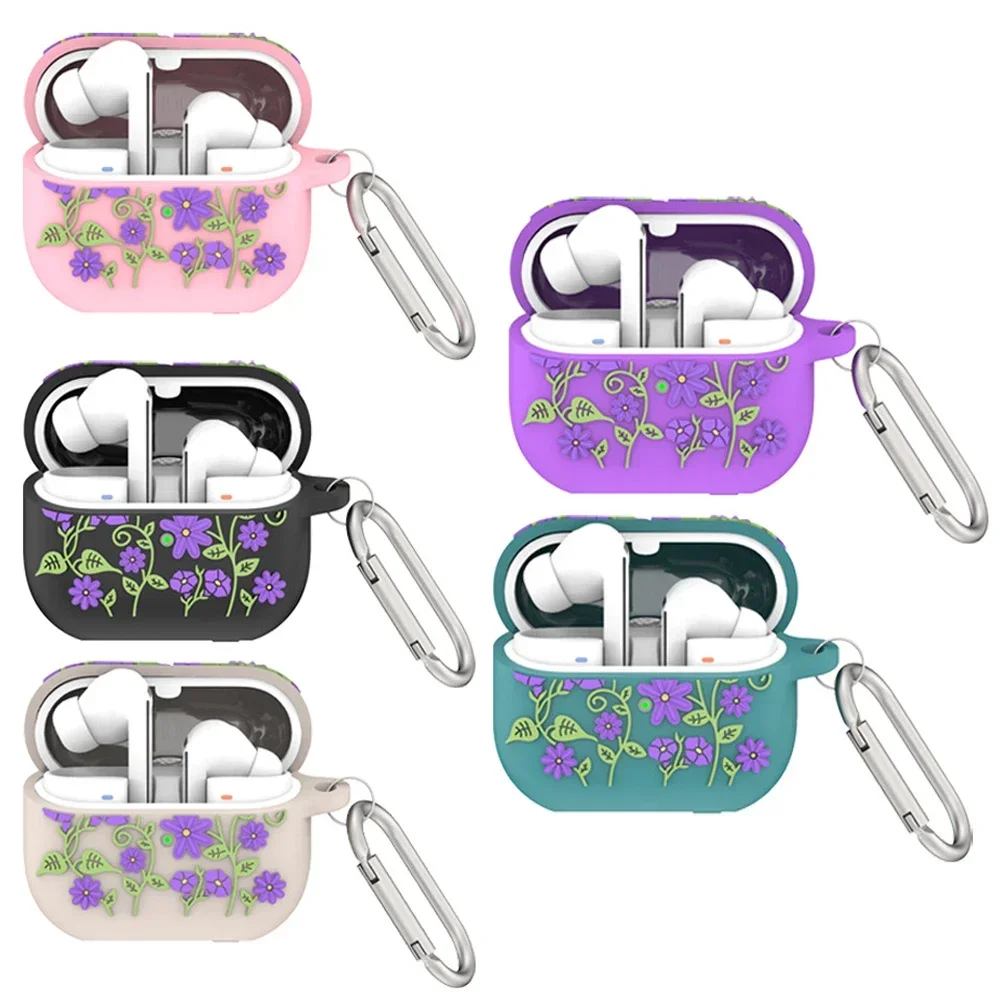 Funda protectora de silicona para auriculares, carcasa para Samsung Galaxy Buds 3 Pro, Galaxy Buds 3 - imagen 2