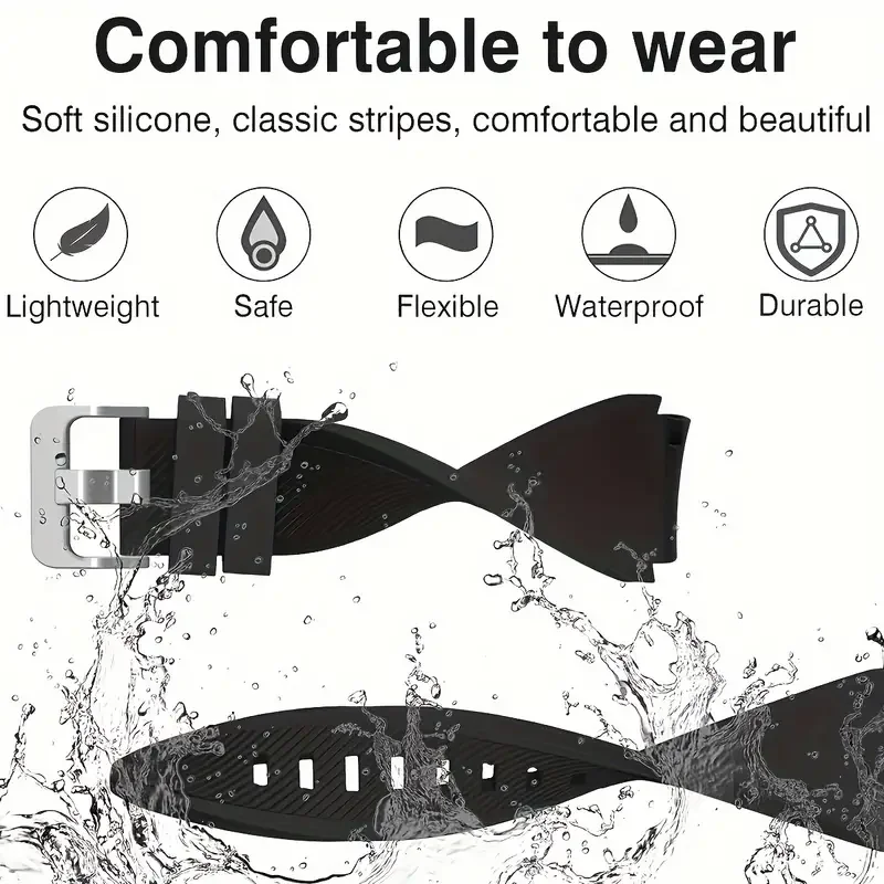 Correa deportiva de silicona para reloj inteligente Realme 5/S2, pulsera de repuesto, correa Realme Watch 2/3/S/3 2 S pro 22mm - imagen 3