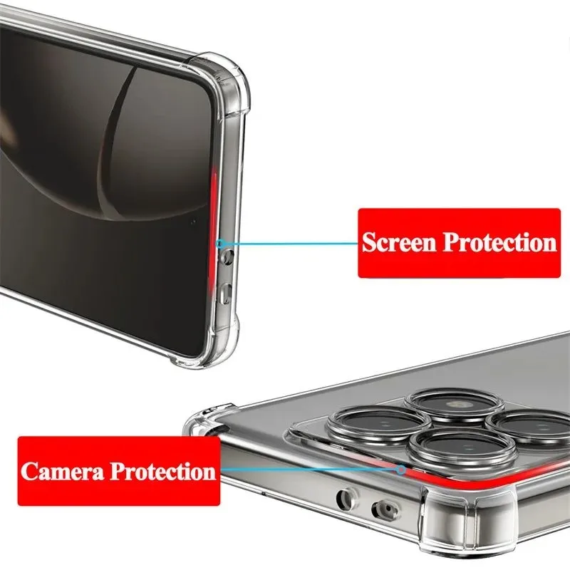 Funda para Xiaomi 15 14 13 15T 14T 13T 12T Pro Lite cubierta protectora cuatro esquinas a prueba de golpes parachoques Coque Fundas - imagen 2