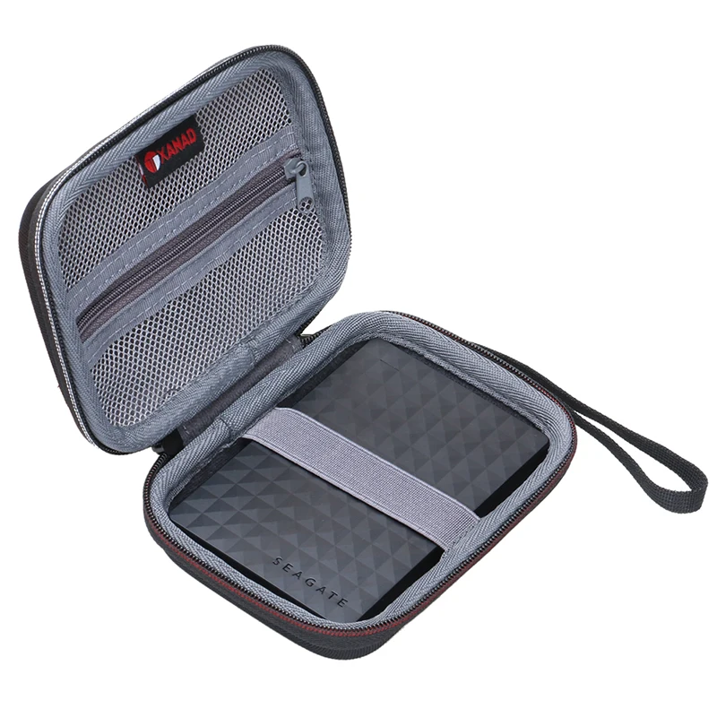 XANAD Estuche Duro EVA para expansión de Seagate, bolsa de almacenamiento de transporte de disco duro externo portátil, 1TB, 2TB, 3TB, 4TB - imagen 3