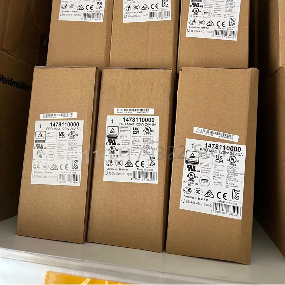 Para Weidmüller fuente de alimentación conmutada de carril trifásico alta calidad totalmente probado envío rápido 1478170000 PRO MAX3 120W 24V 5A - imagen 3
