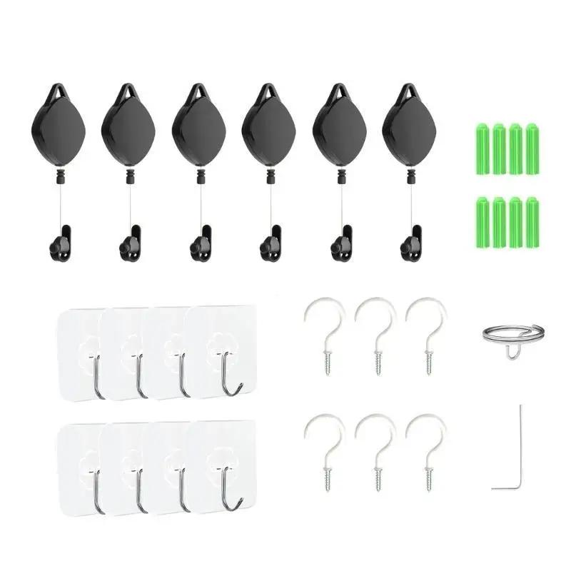 Accesorio retráctil realidad virtual con polea techo del sistema gestión cables R53C