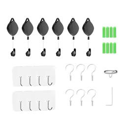 Accesorio retráctil realidad virtual con polea techo del sistema gestión cables R53C