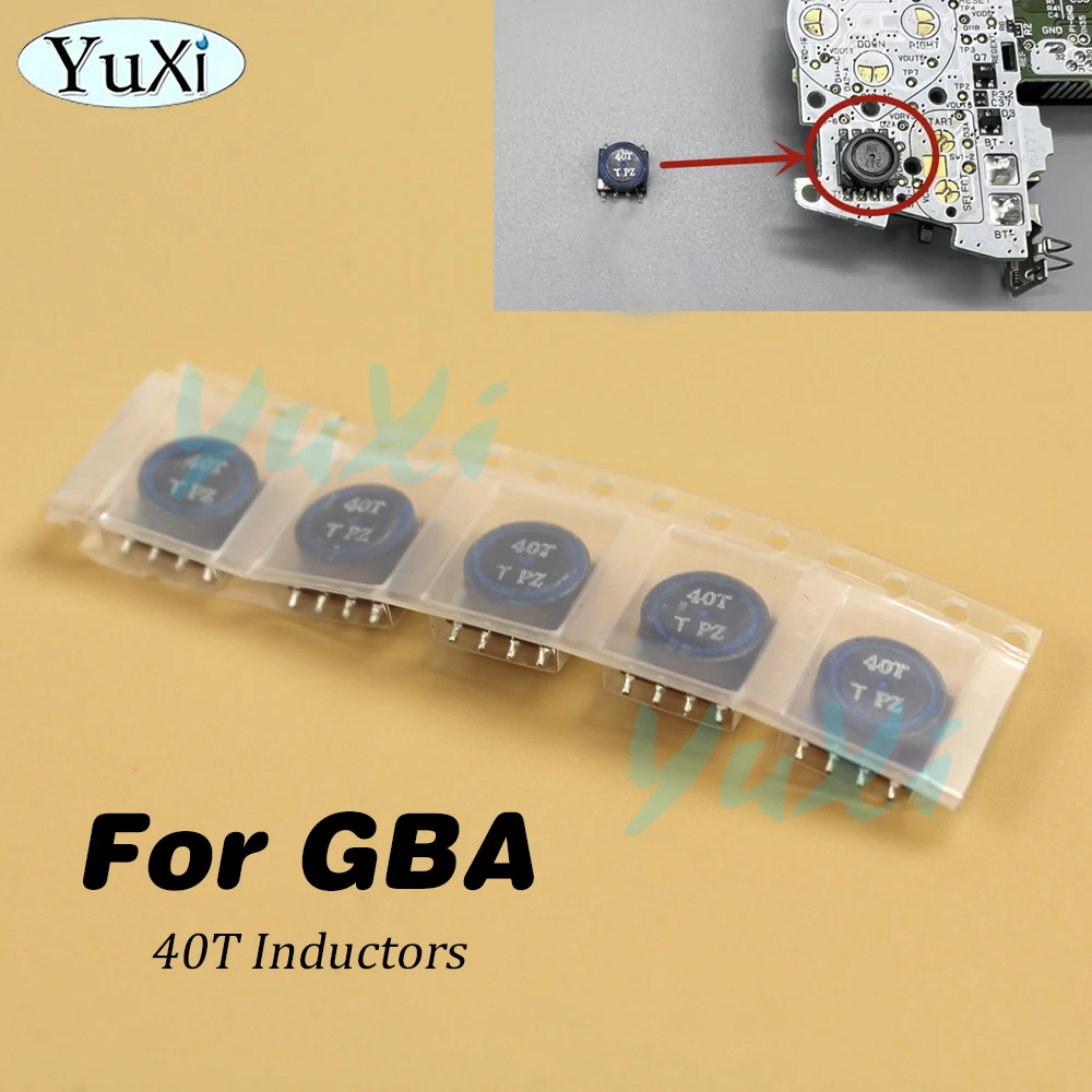 Inductor de placa base para Gameboy Advance GBA 10T 40T Inductor SMD 100UH bobina Inductor de potencia 101 para pieza de consola Nintendo GBA, 1 ud. - imagen 5