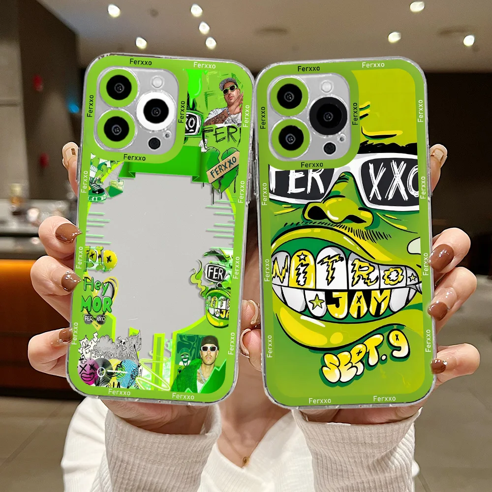 Feid Nitro Jam Ferxxo funda de teléfono para iPhone 16, 15, 14, 13, 12, 11, Mini Pro Max, X, XR, XSMax, 7, 8 Plus, SE20, transparente - imagen 2