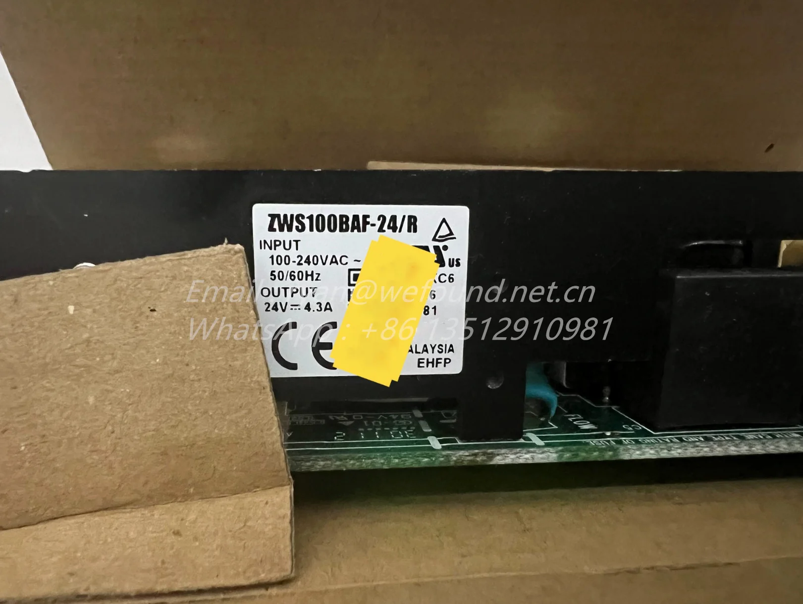ZWS100BAF-24/R para fuente de alimentación TDK Lambda AC-DC 24V 4.3A, encendido/apagado remoto - imagen 3