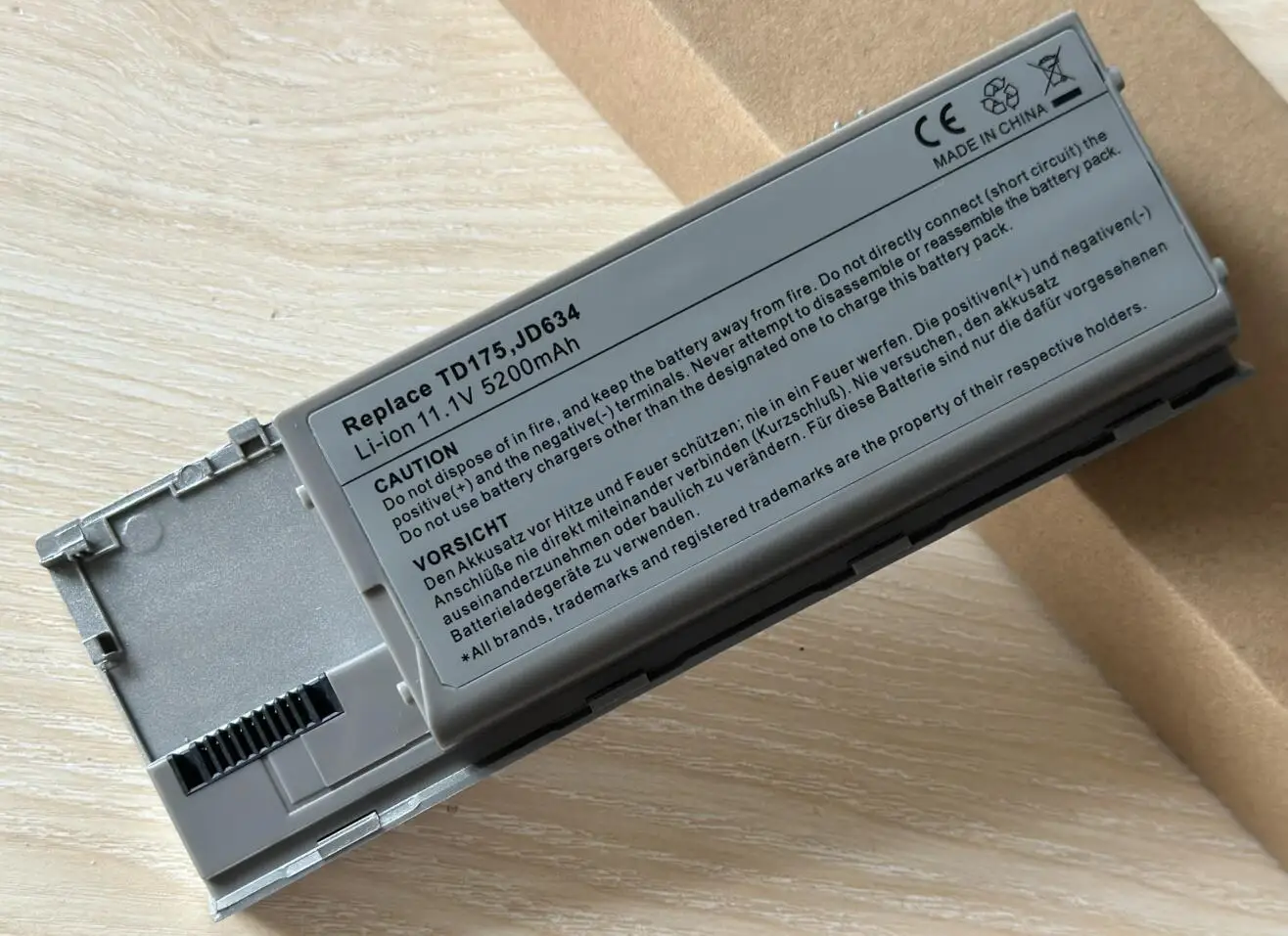 Batería del ordenador portátil PC764 PC765 PD685 TD175 para Dell Latitude D620 620 D630 630 D631 Precision M2300 312-0383 312-0384 312-038 - imagen 2