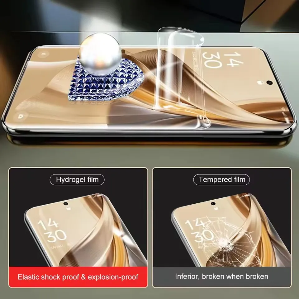 3 uds película de hidrogel para OPPO A31 A17 A17K A16e A16K A16 A15s A15 A12e A12 A11 S A11K A9 A5 A54 A54s Protector de pantalla - imagen 5