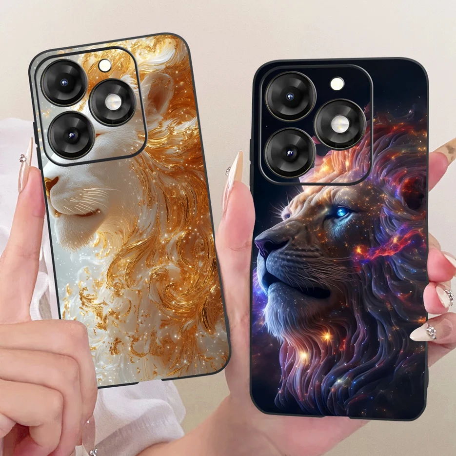 Para Itel A60 A70 funda de lujo flor mariposa cubierta pintada suave TPU funda de teléfono para Itel A60s A 60 70 ItelA60 ItelA70 A665L bolsas - imagen 4