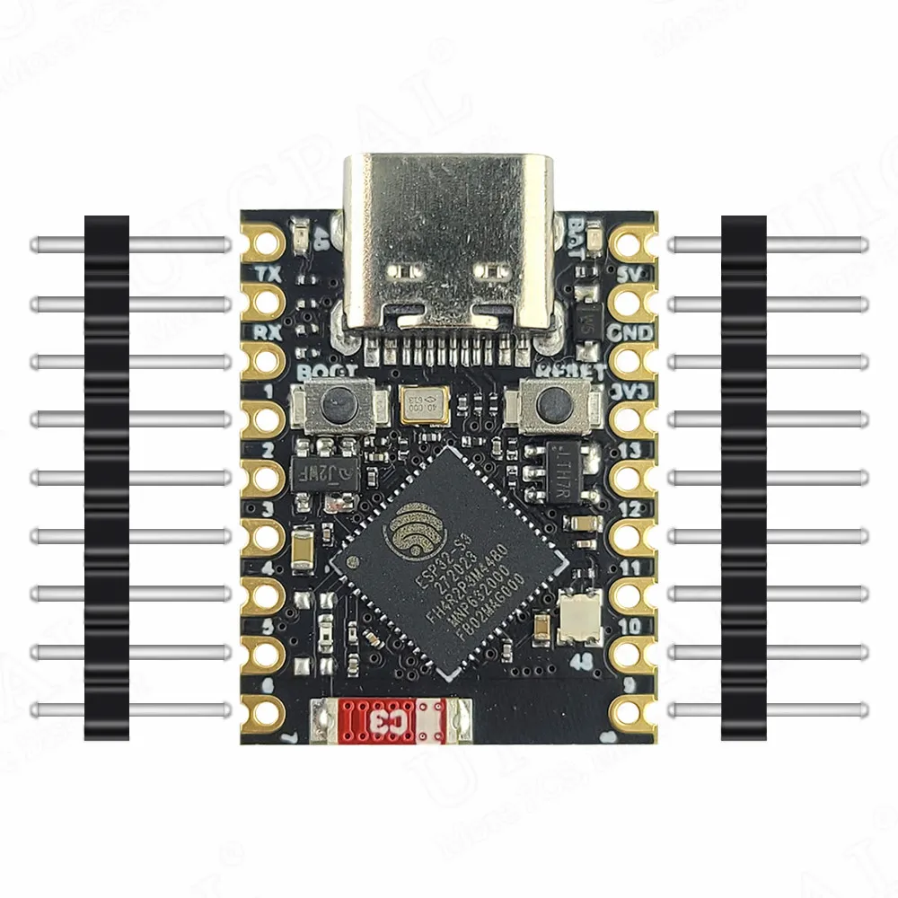 MINI ESP32-S3 Placa de desarrollo BT 5,0 módulo Wifi para Internet de las cosas RISC-V 23,5mm * 18mm baja potencia 18 pines 4M Flash ESP32 S3 - imagen 2