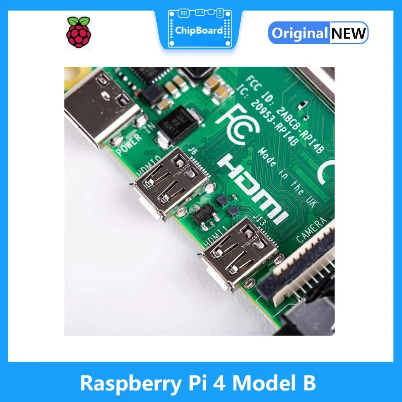 2025 Raspberry Pi 4B 2G4G8G RAM Linux Placa Cortex-A72 64 bits Quad Core 1,5 GHz SOC 2,4 y 5,0 GHz WiFi Bluetooth 5,0 - imagen 5