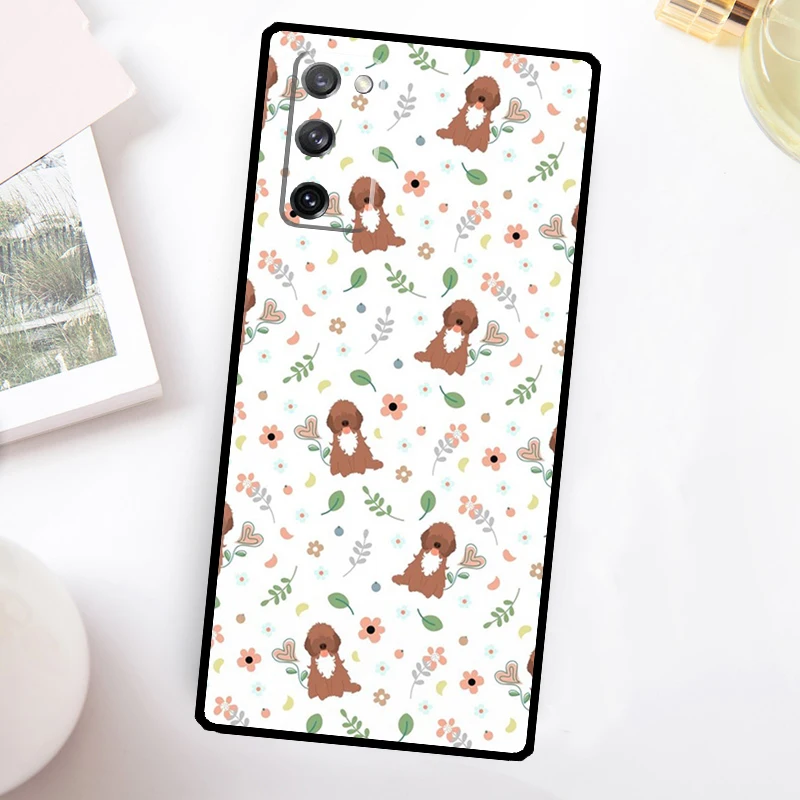 Funda de teléfono de dibujos animados Cavoodle Cavapoo para Samsung Galaxy S25 Ultra S24 FE S20 S21 FE S22 S23 Plus S9 S10 S25 FE - imagen 5