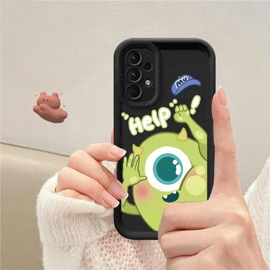 Funda de teléfono Disney Monsters Inc para Samsung Galaxy A16 A33 A34 A12 A13 A14 A22 A32 A23 A24 A26 A36 A56 carcasa blanda - imagen 4