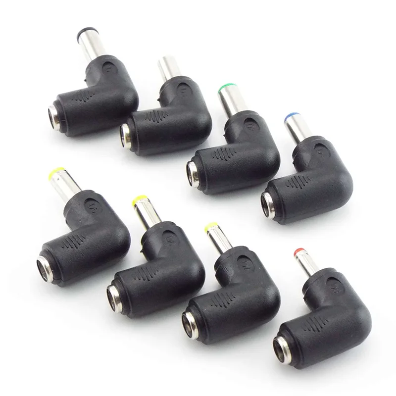 Adaptador Corriente DC Universal Hembra-Macho en Codo para Electrónica - imagen 2