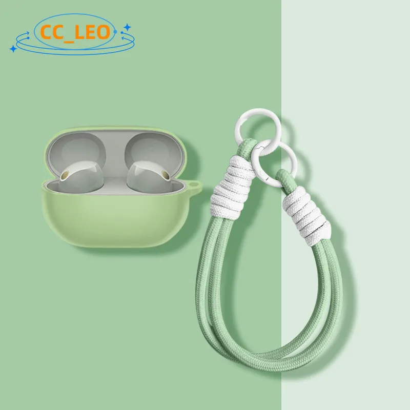 Para Sony WF-1000XM4 funda bonita con colgante de cordón funda suave de silicona adecuada para Sony WF-1000XM4 funda protectora a prueba de golpes - imagen 3