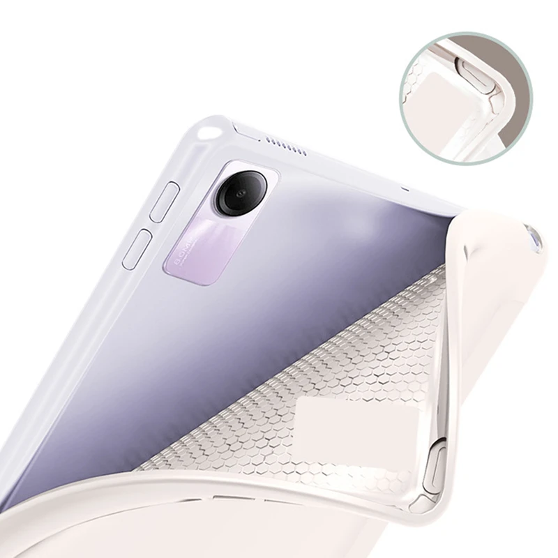 Funda de silicona para Xiaomi Redmi Pad SE, 11 ", 2023, soporte de carga magnética - imagen 4