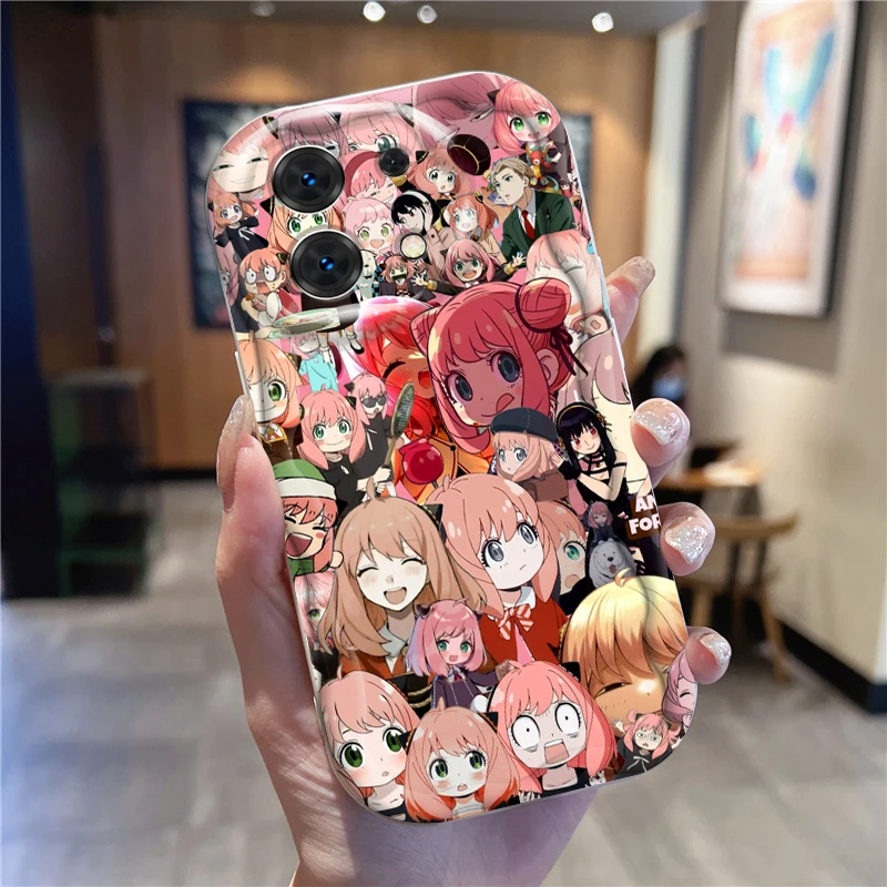 SPY X FAMILY Anime Cartoon Art para Xiaomi Redmi Note 13 12 12S 11S 11 10 9 8 10A 9C 9T Pro Plus 5G Wave Oil Cover - imagen 2