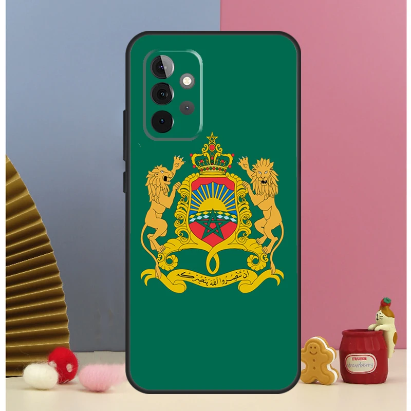 Funda con bandera de Marruecos para Samsung Galaxy A52 A72 A13 A33 A53 A14 A24 A34 A54 A15 A25 A51 A71 A12 A32 - imagen 2