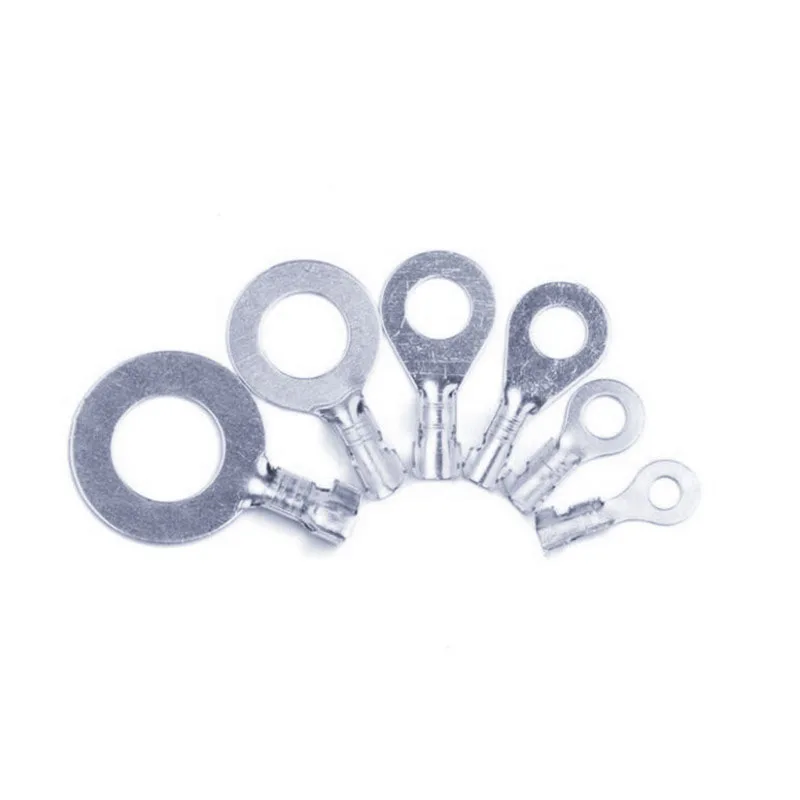 150 unids/set bloque de terminales redondo DJ431 terminales de terminales tipo O conector prensado en frío lengüeta de cobre cableado conjunto de combinación de nariz - imagen 3