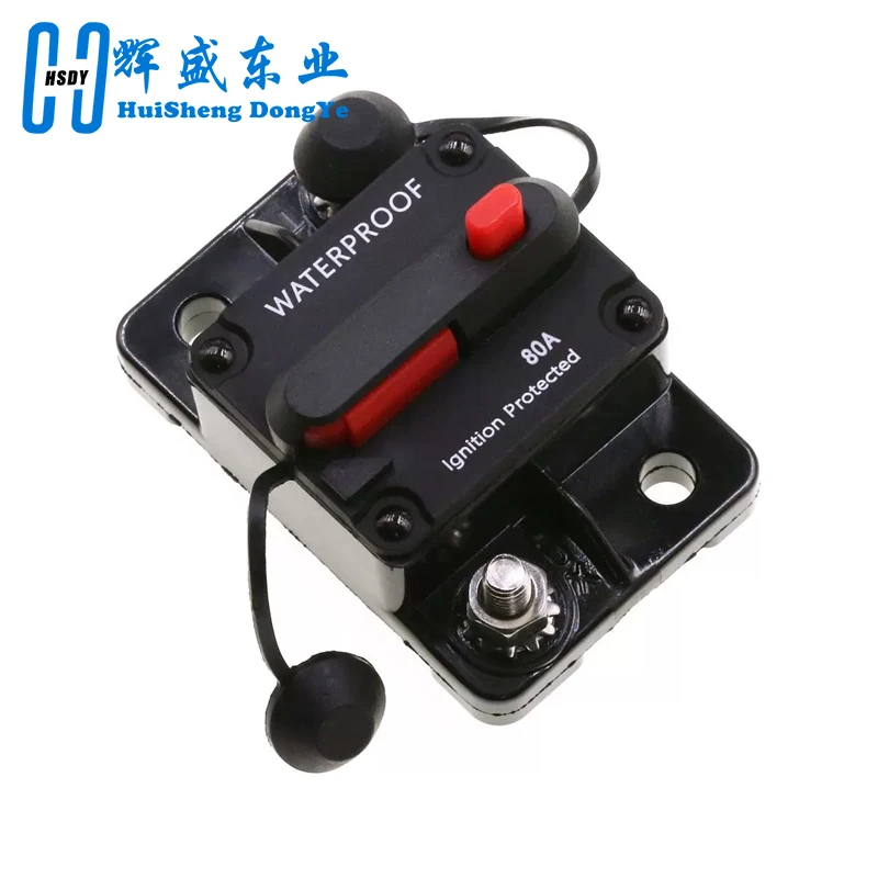 Fusible de disyuntor de 12-48V CC, reinicio 30A 40A 50A 60A 70A 80A 100A 120A 150A 200A 250A 300A AMP para coche barco Auto impermeable - imagen 3