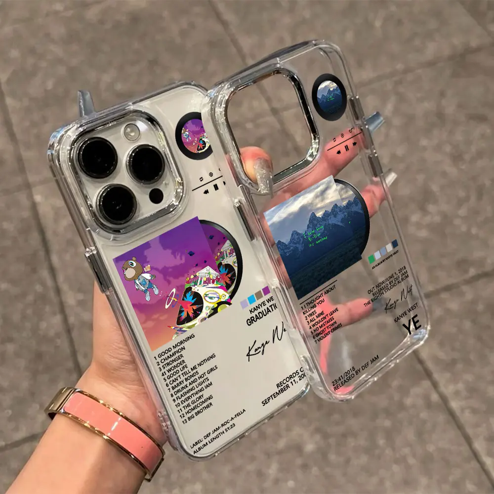 Funda de teléfono Rapero Kanye West para Xiaomi Redmi A3 A5 10C 12 13 13C 14C Note10 11 12 13 14 Pro Plus 4G 5G transparente