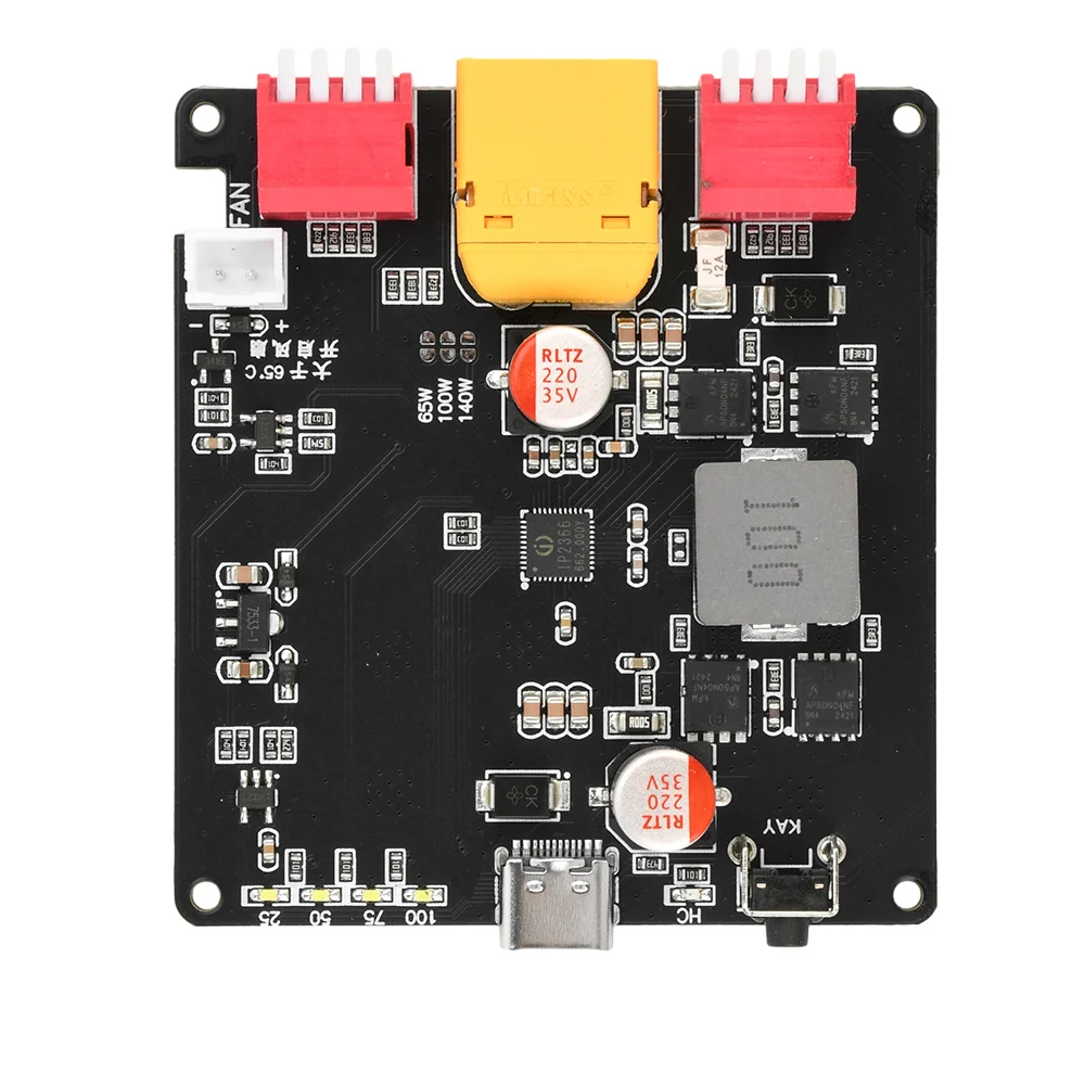 PD3.1 QC2.0/QC3.0 140W Módulo de carga rápida bidireccional 2S 3S 4S 5S 6S Placa de carga de batería de litio Li-ion Lifepo4 BMS Board - imagen 5
