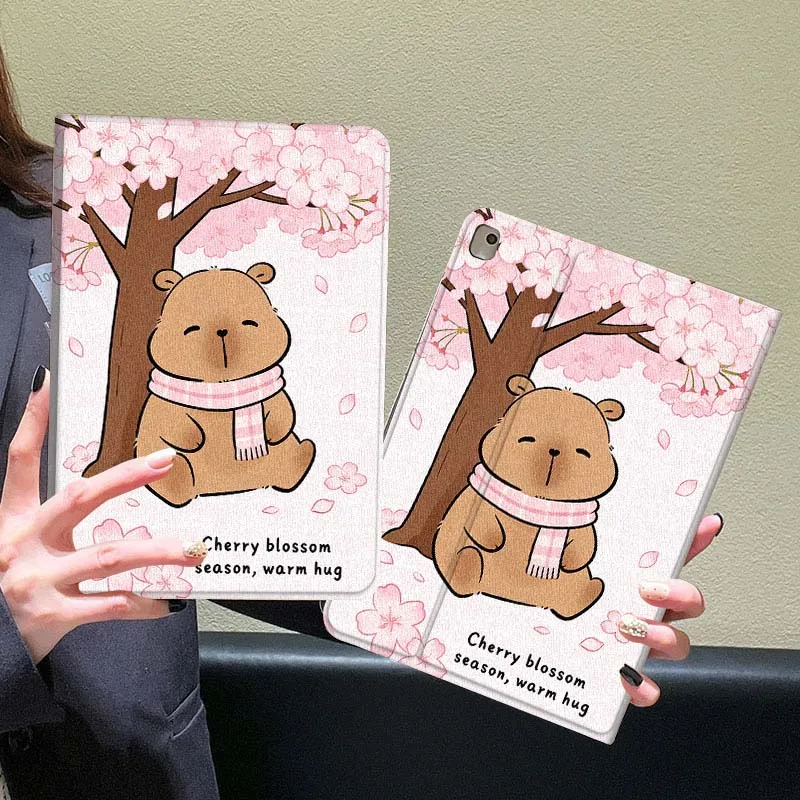 Funda de capibara de dibujos animados para Huawei Honor Tab Magic Pad GT 6 X9 X8A X8 V8 V7 9 8 2 3 13,3 10 Pro pulgadas