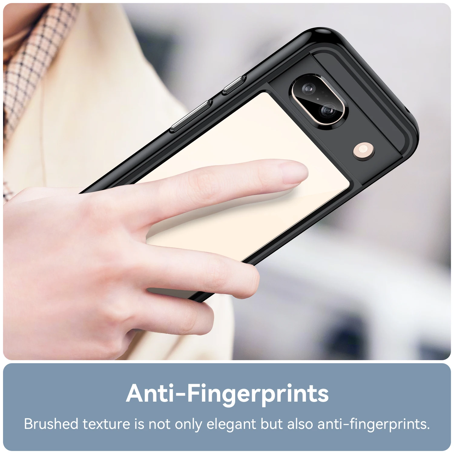 Para Google Pixel 8A Funda transparente Google Pixel 8A 7A 6A 8 7 Pro Funda Coque Funda dura translúcida a prueba de golpes parachoques de teléfono Pixel 8A - imagen 5