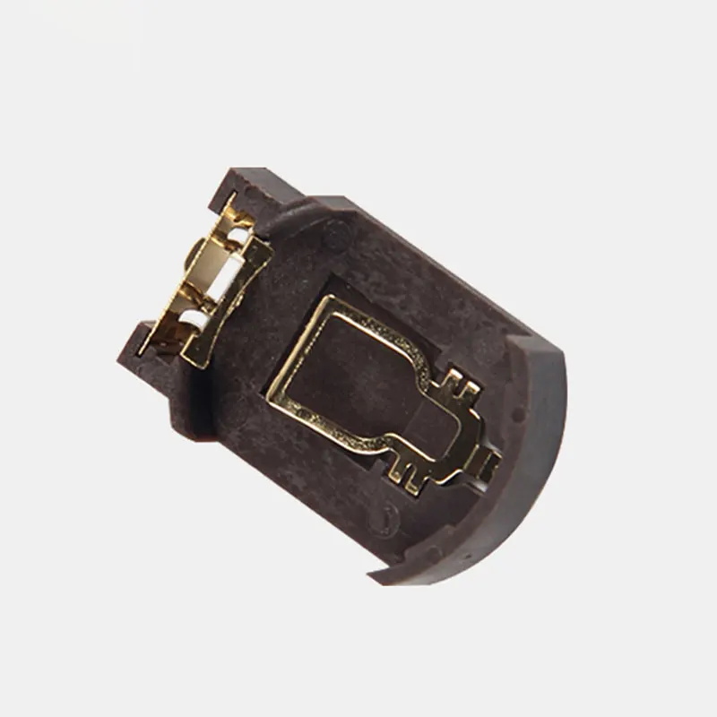 Caja de batería de botón de 3V, soporte de batería CR2032 CR 2032, parche Horizontal, caja de almacenamiento de batería de BS-8 chapada en oro, 5-50 Uds. - imagen 2