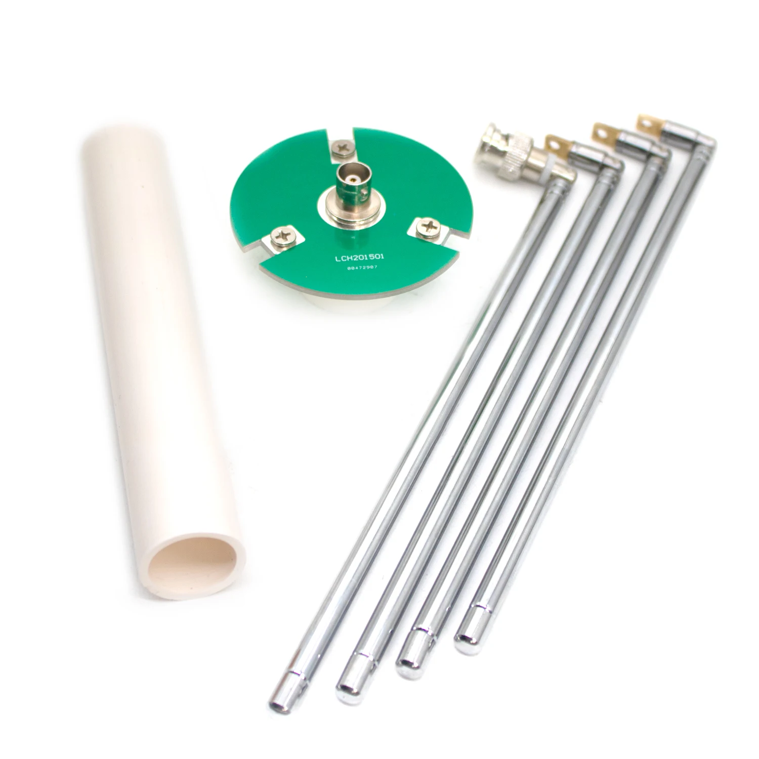 Antena de Transmisor FM, dispositivo telescópico con enchufe BNC Q9 para amplificador de Radio HAM, receptor FM, UHF, VHF, 65M-375MHZ GP - imagen 4