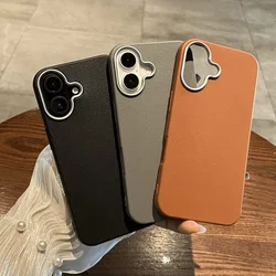 Funda Cuero iPhone Pro Max – Marrón Antigolpes Premium