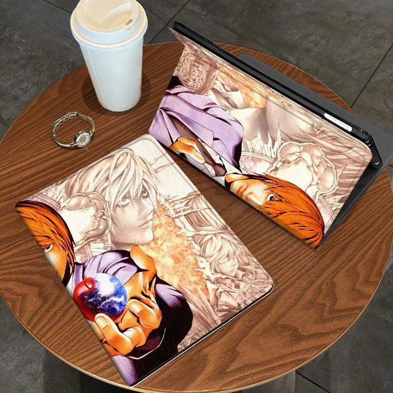 Death Note Anime Cool Art para iPad Pro Air Mini 1 2 3 4 5 6 7 7th 8th 9th 10th 11th 10,2 9,7 10,5 10,9 11 12,9 funda para tableta - imagen 4