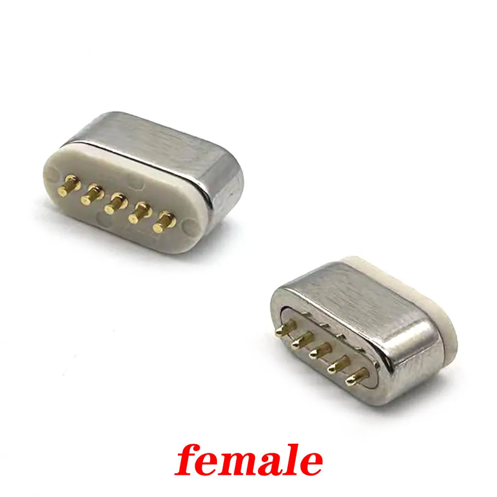 Para Cable magnético de carga rápida de 5 pines, puntas de enchufe tipo C, enchufes Micro USB C, enchufe de cargador magnético de carga rápida para iPhone Xiaomi - imagen 4