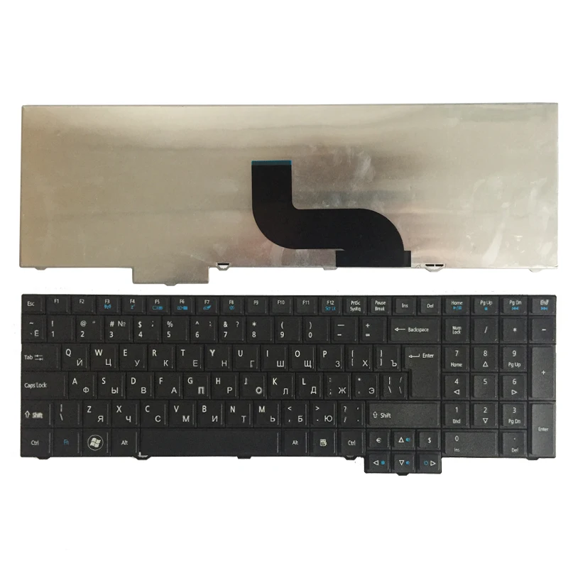 Teclado para portátil Acer TravelMate 5760, TM5760, 5760G, 5760Z/ZG, TM6595, 6595, 6596G, 6595T/TG, TM6495T, 7750, TM7750, TM8573, Reino Unido/Rusia - imagen 2