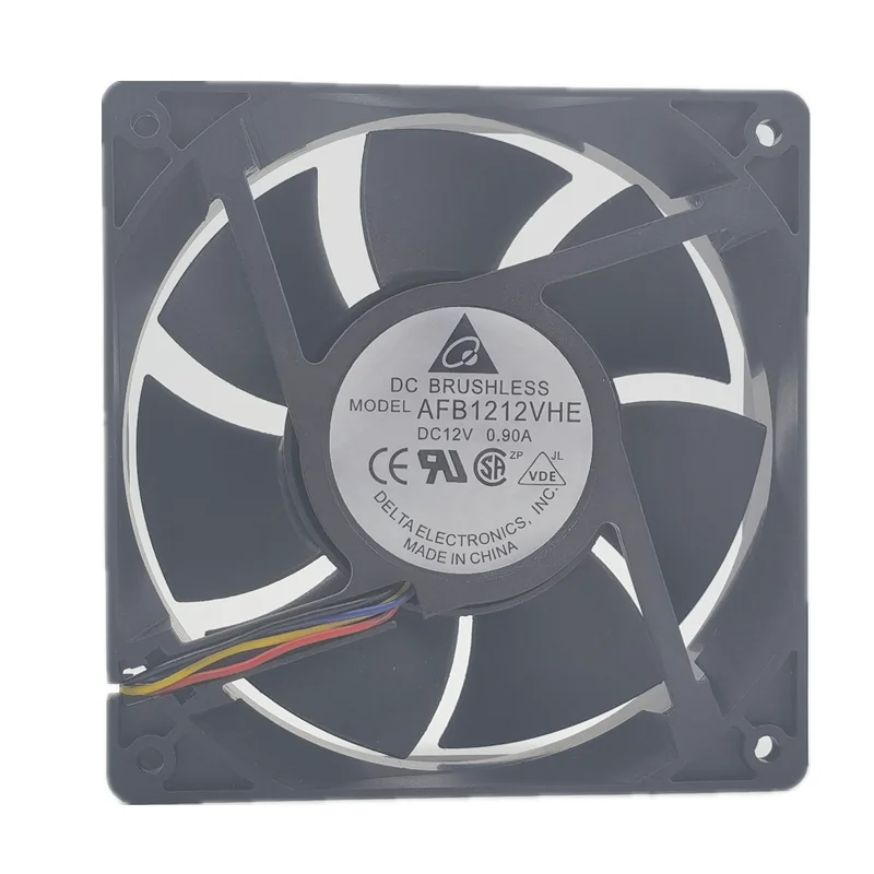 Para delta AFB1212VHE DC 12V 0.90a 12038 12cm 120MM 120*120*38mm ventilador de refrigeración